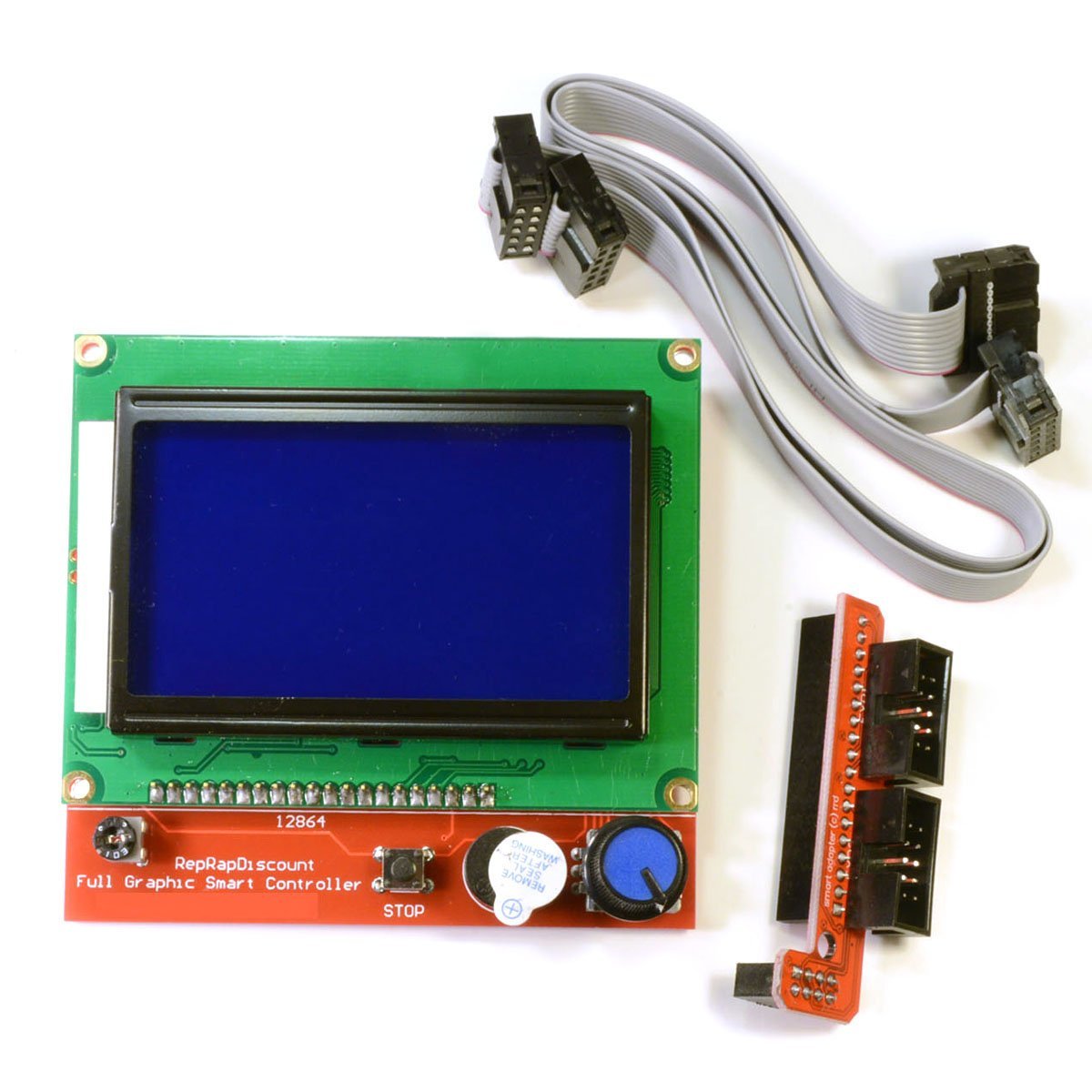 Full Graphic Smart Controller LCD Display for RAMPS 1.4 RepRap 3D Printer Electronics (12864 display with SD card reader)