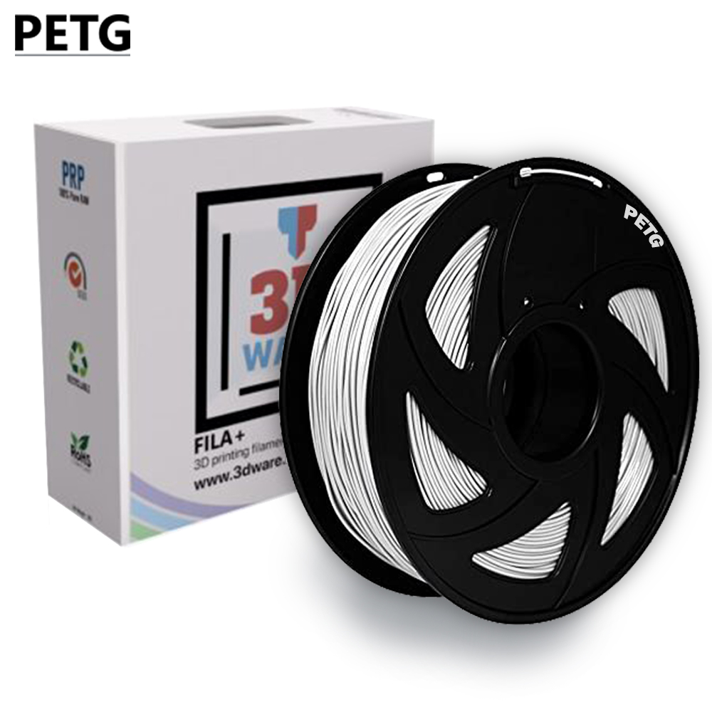 Filament 3D PETG Blanc 1.75mm 1kg – 3dware, Impression 3D au Maroc