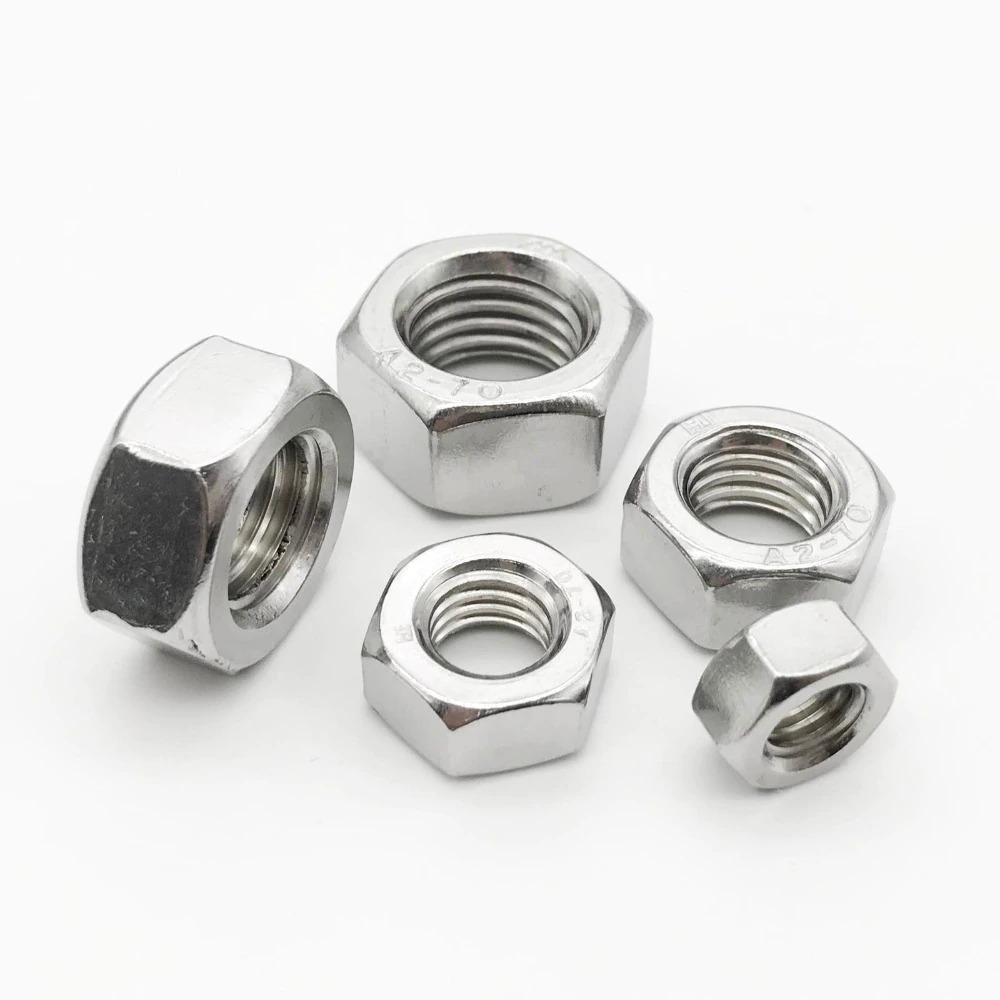 304 Stainless Steel Hex Hexagon Nut / Screw Bolt