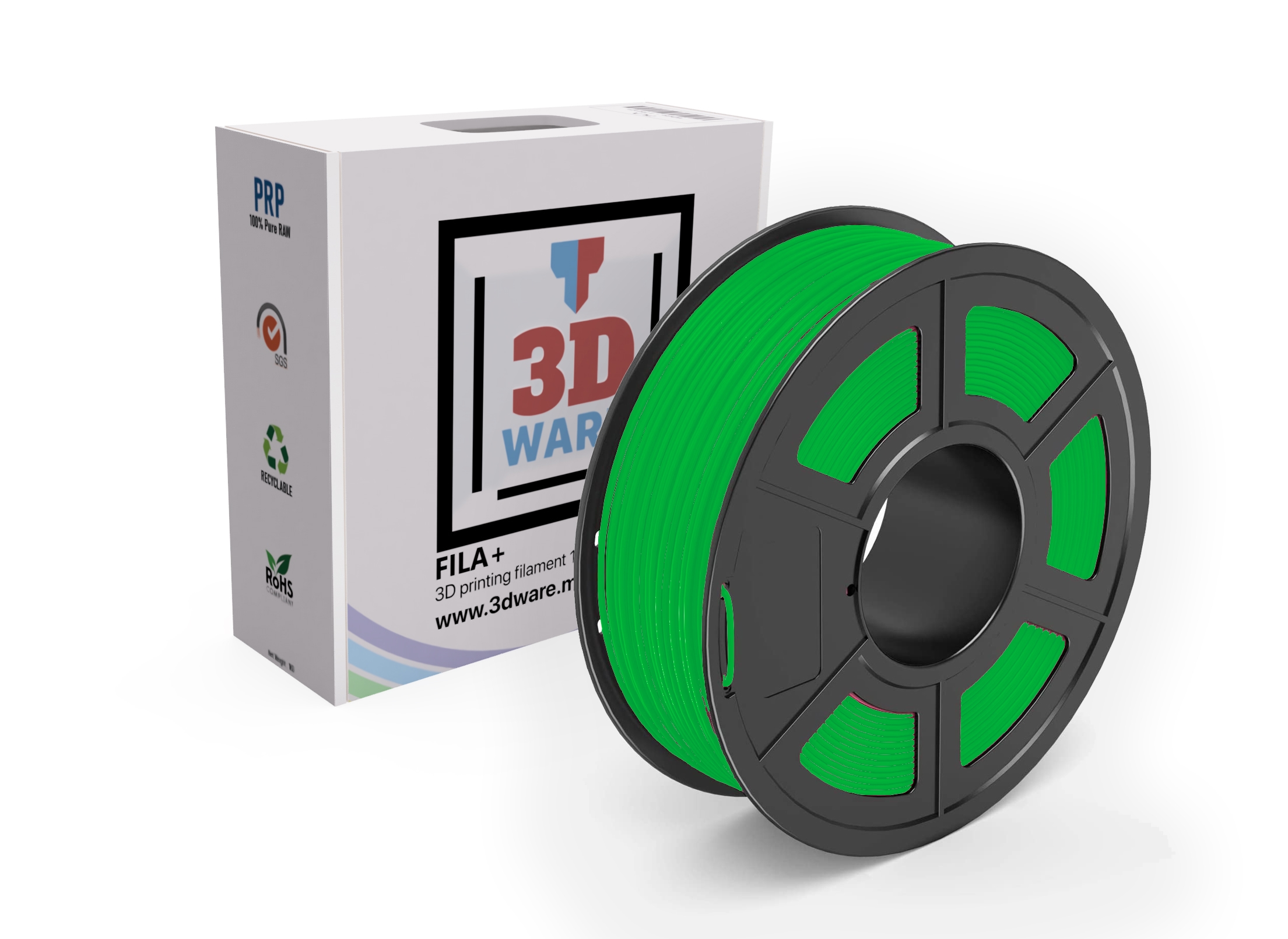 Filament 3D PLA FILA+ Standard Vert 1.75mm 1kg