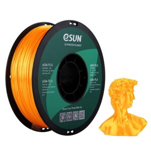 eSUN Silk PLA 3D Printer Filament, Dimensional Accuracy +/- 0.03 mm, 1 kg Spool, 1.75 mm