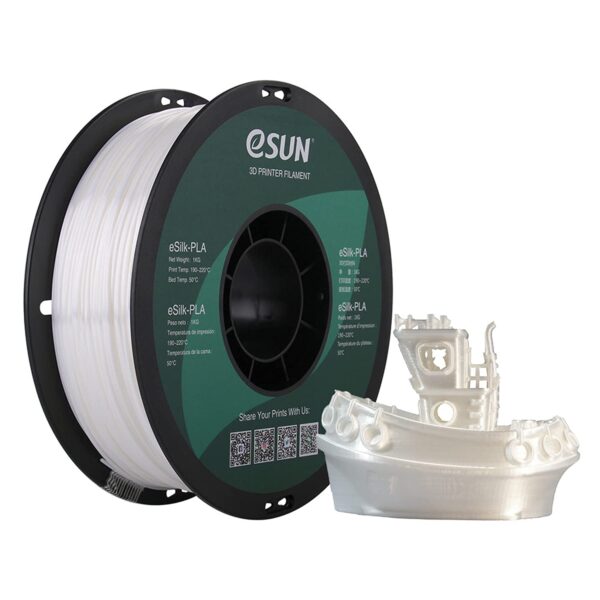 eSUN Silk PLA 3D Printer Filament, Dimensional Accuracy +/- 0.03 mm, 1 kg Spool, 1.75 mm