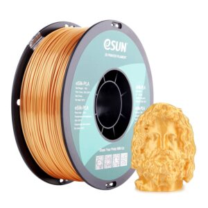 eSUN Silk PLA 3D Printer Filament, Dimensional Accuracy +/- 0.03 mm, 1 kg Spool, 1.75 mm