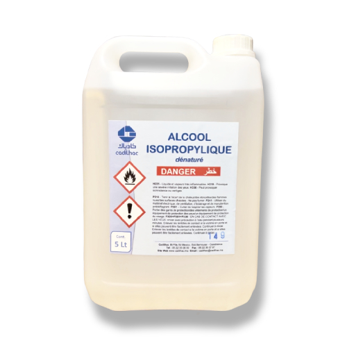 IPA Alcool Isopropylique 99,9% 5L – 3dware, Impression 3D au Maroc