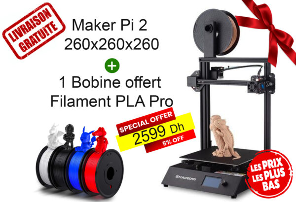 PromoMaker Pi 2 Filament PLA pro livraison gratuite