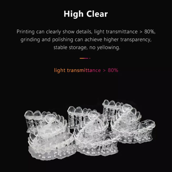 IFUN Dental 3D Printer Resin Biocompatible Transparent Braces