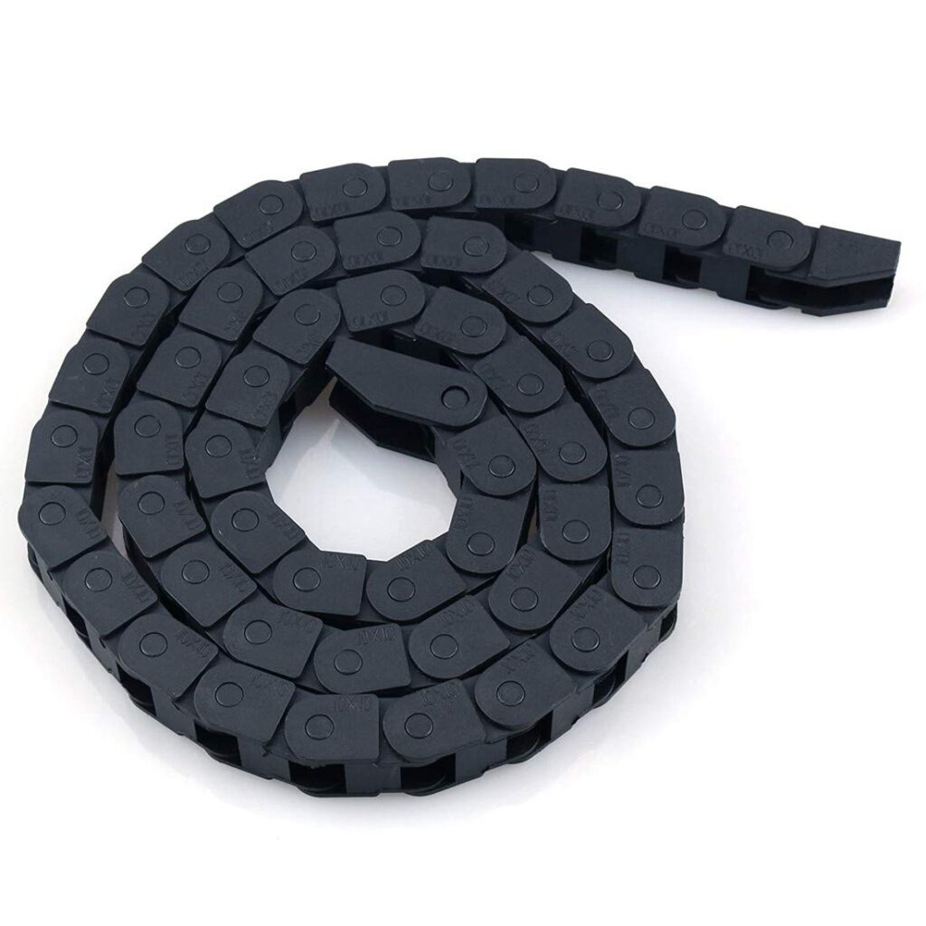 Drag Chain Length Close Type Black Plastic Flexible Cable Carrier 1