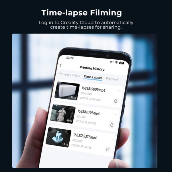 CREALITY Official K1 AI Camera, AI Detection,Real-time Viewing Reduce Waste of Filaments, Time-Lapse Filming, HD Quality