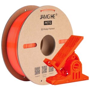 JAMG HE PETG Filament Orange 1.75mm, 1 Kg
