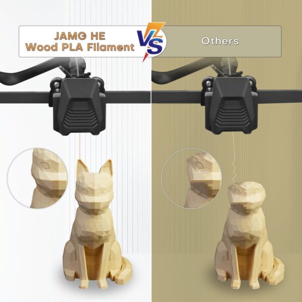 JAMG HE 1 kg Wood PLA Spool 1.75 mm – Image 4
