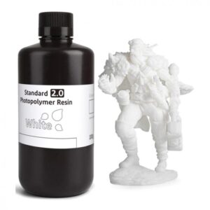 ELEGOO Standard Photopolymer Resin 2.0 405nm for 3D Printer DLP/LCD 1000g White