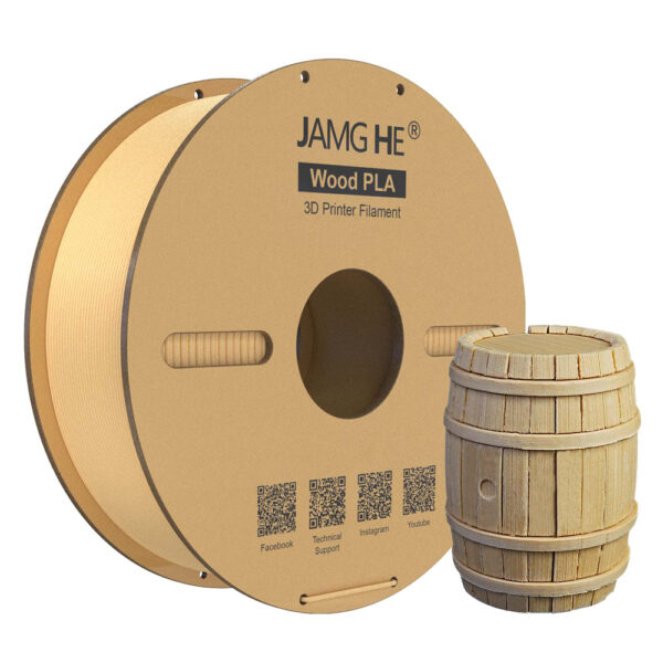JAMG HE 1 kg Wood PLA Spool 1.75 mm