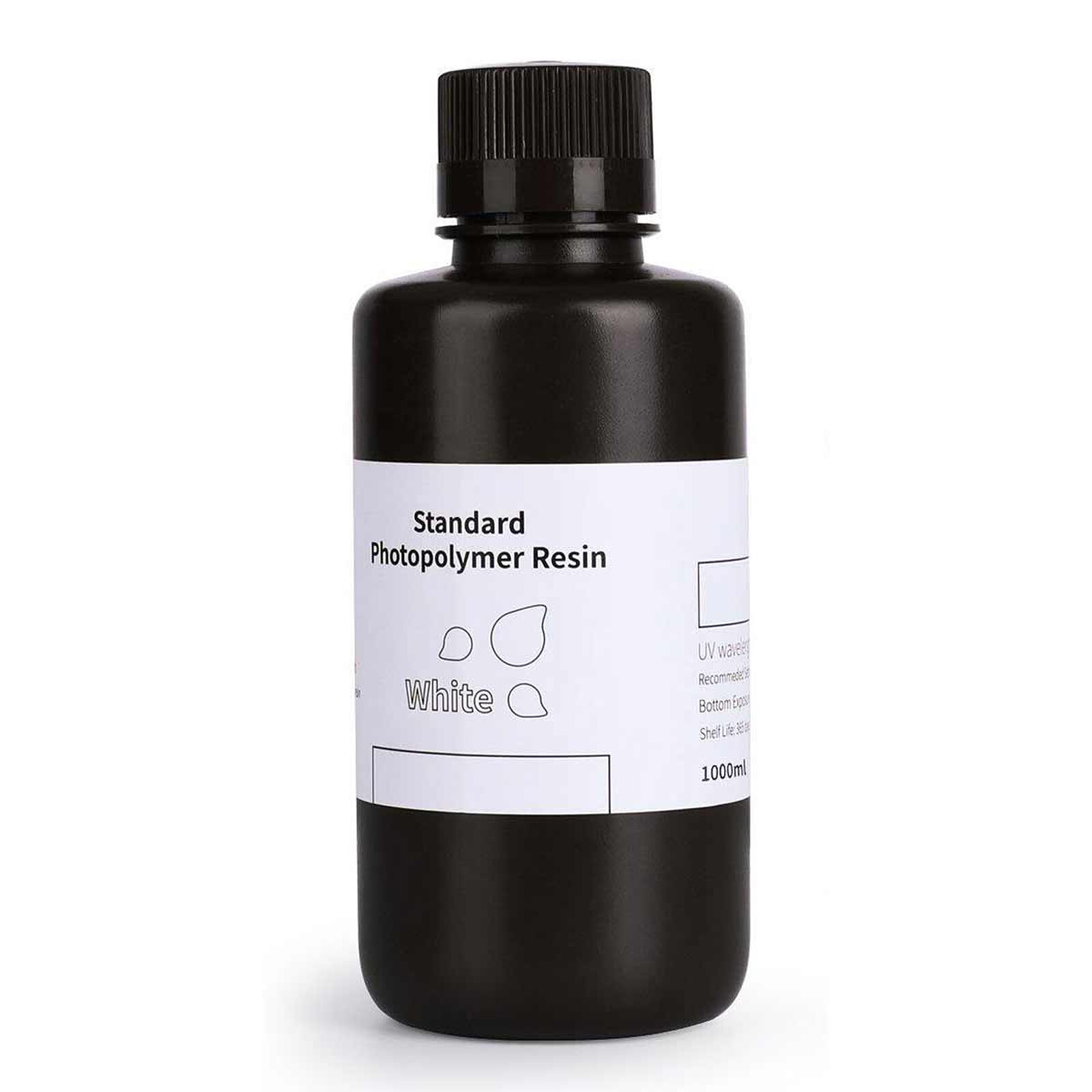 ELEGOO Résine Standard Photopolymer — Blanc — 1 kg