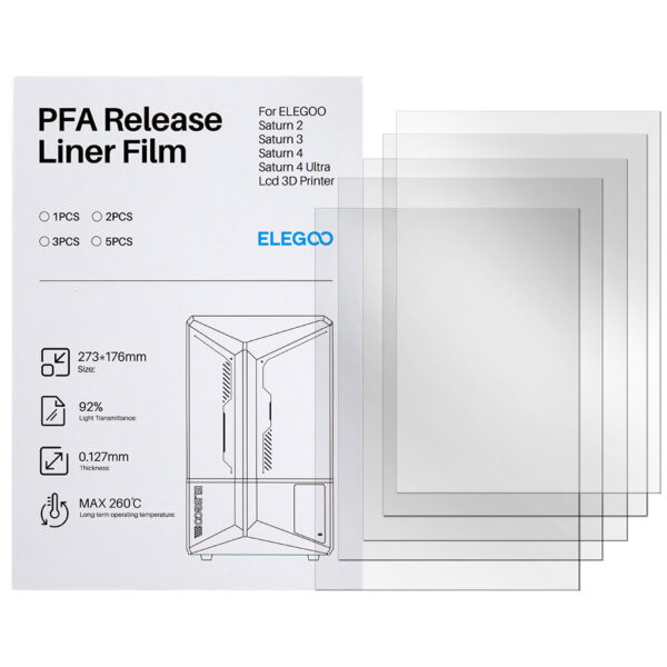 PFA Film for Saturn 2/8K/3/4/4 Ultra/4 Ultra 16K (1 Pcs/5 Pcs)