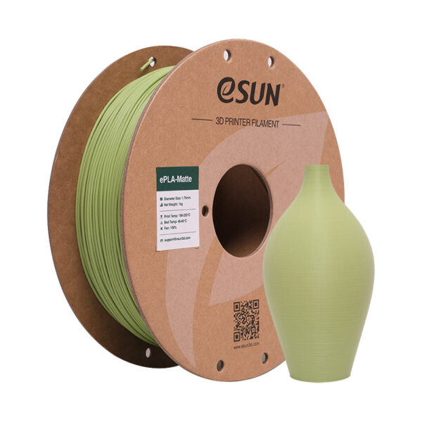 eSUN Filament 3D ePLA-Matte Matcha Green 1.75mm 1kg