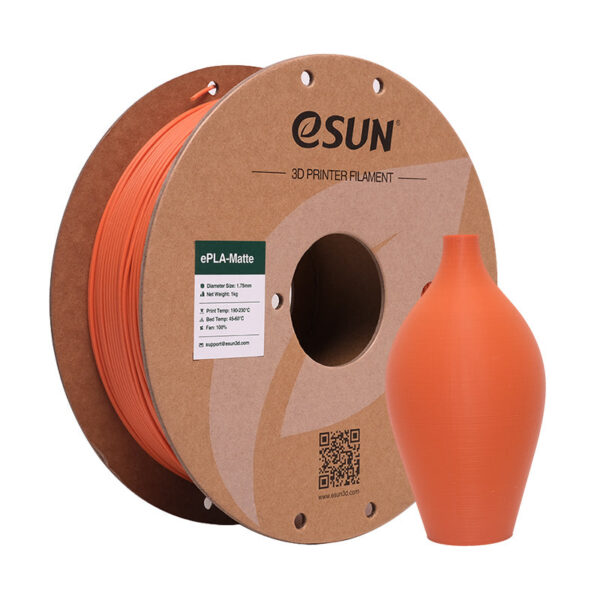 eSUN Filament 3D ePLA-Matte Tangerine 1.75mm 1kg