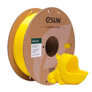 eSUN PLA-Lite 1.75mm 3D Filament Yellow 1KG