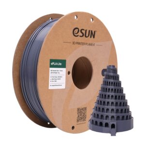 eSUN PLA-Lite 1.75mm 3D Filament Grey 1KG