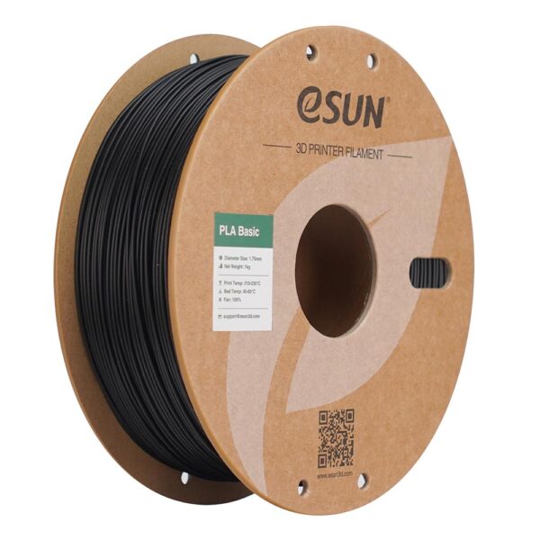 eSUN PLA Basic 3D Filament Black 1.75mm 1kg