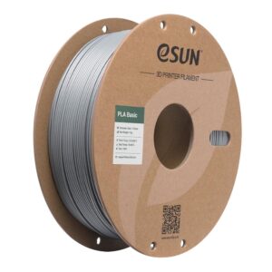 eSUN PLA Basic 3D Filament Silver 1.75mm 1kg