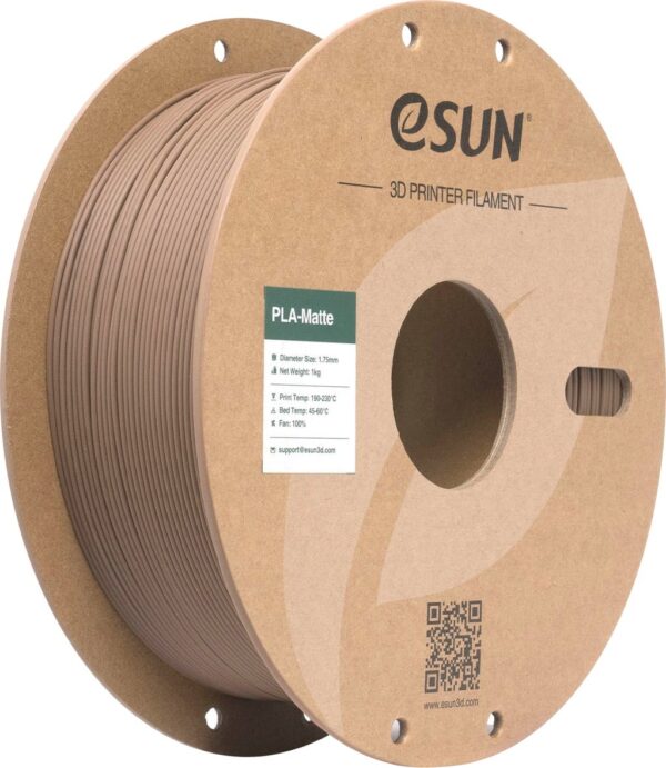 eSUN Filament 3D ePLA-Matte Brown 1.75mm 1kg