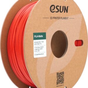 eSUN Filament 3D ePLA-Matte Fire Engine Red 1.75mm 1kg
