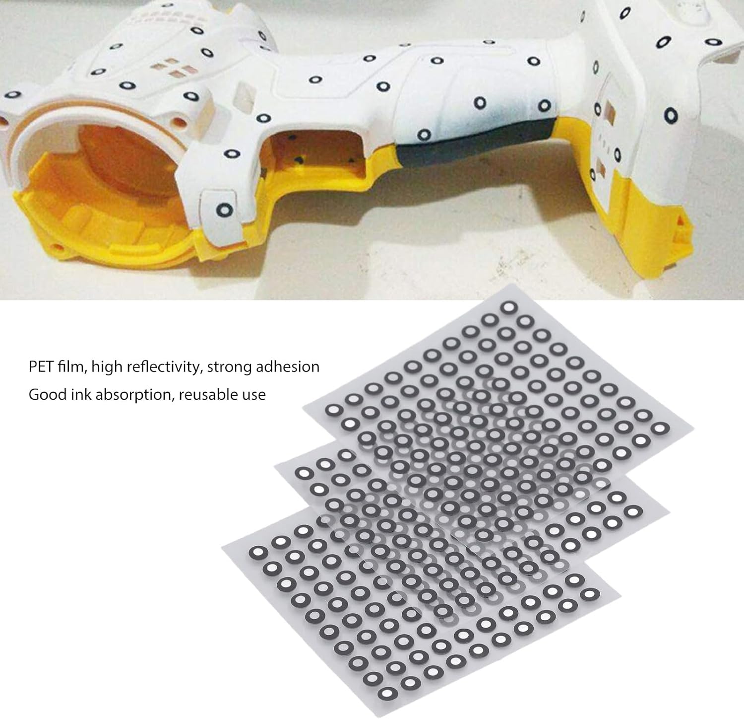 5 Sheets Marker 3D Point Reflective Reference Points Film – Image 2