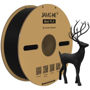 JAMG HE Matte PLA Black Filament 1.75mm 1KG