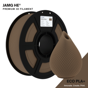 JAMG HE Eco-PLA+ Brown Filament 1.75mm, 1 Kg