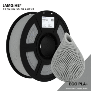 JAMG HE Eco-PLA+ Grey Filament 1.75mm, 1 Kg