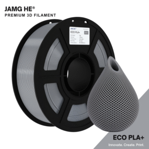 JAMG HE Eco-PLA+ Silver Filament 1.75mm, 1 Kg