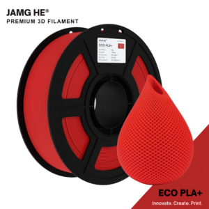 JAMG HE Eco-PLA+ Traffic Red Filament 1.75mm, 1 Kg