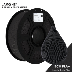 JAMG HE Eco-PLA+ Black Filament 1.75mm, 1 Kg