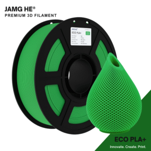 JAMG HE Eco-PLA+ Green Filament 1.75mm, 1 Kg