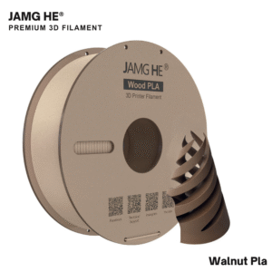 JAMG HE Wood Walnut PLA Filament 1.75mm, 1 Kg