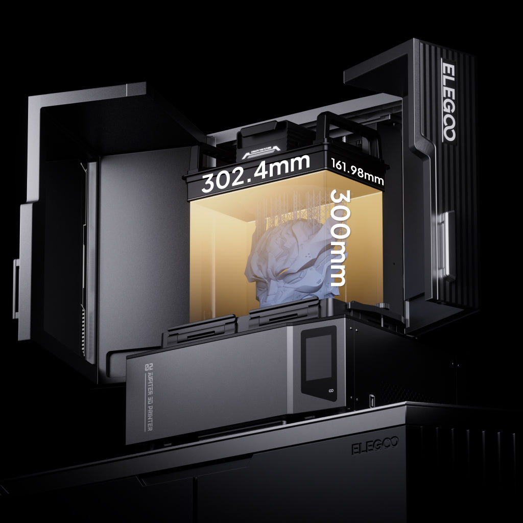 ELEGOO Jupiter 2 — volume d'impression 302 x 162 x 300 mm
