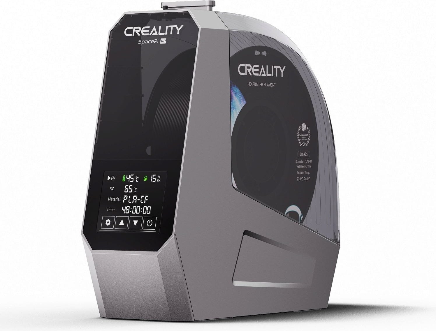 Creality Space Pi V2 Filament Dryer — vue 3/4