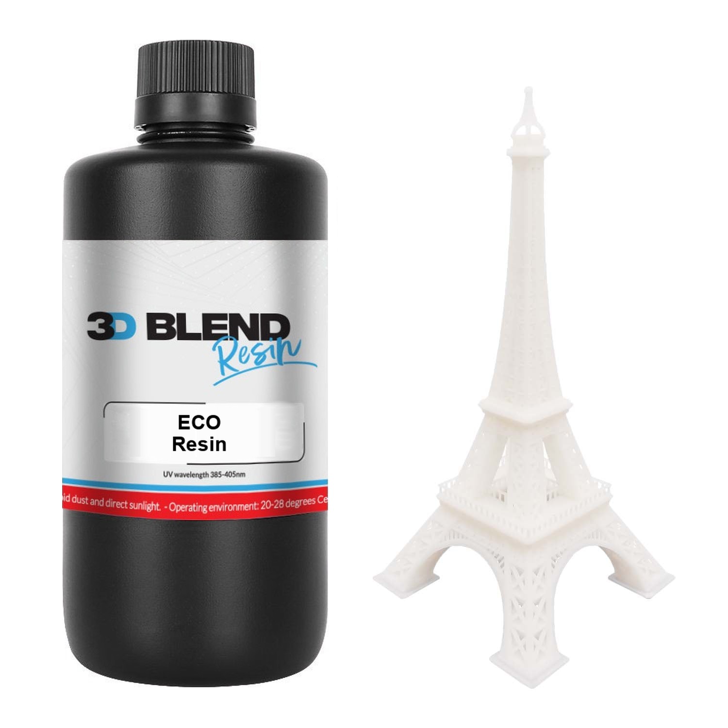 3D Blend ECO Resin (White, 1kg)