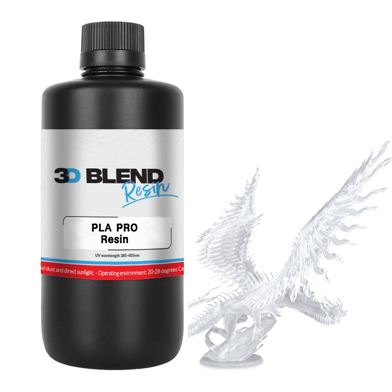 Résine Pla Pro 3D Blend White 1000ml