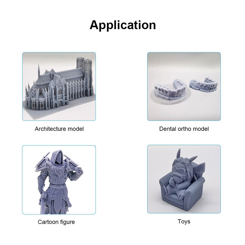 3D Blend resin 3D prints